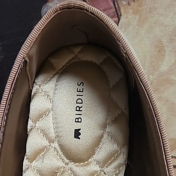 Birdies Tan Suede Loafers Slip-On Elegance - Picture 2 of 12